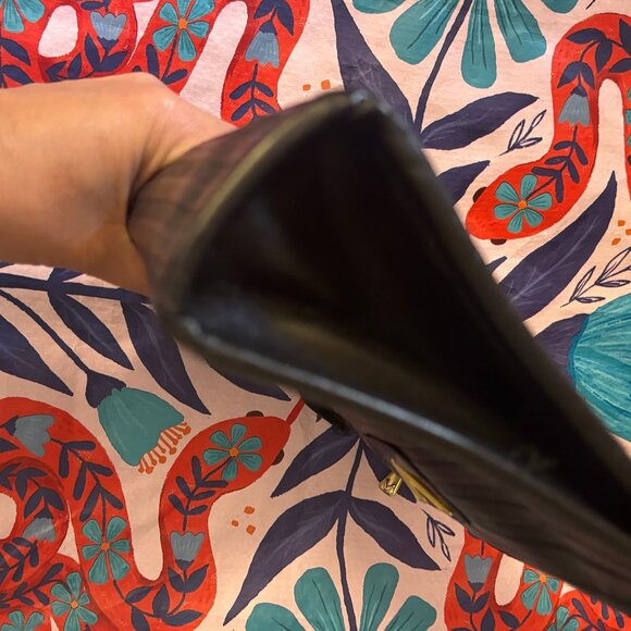 Mario Valentino Black leather Clutch Pouch So soft! - Picture 10 of 13